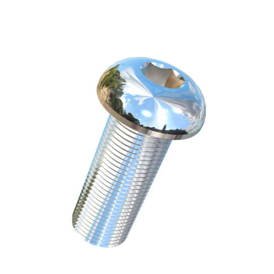 Titanium 7/8-14 X 2-1/4 UNF Button Head Socket Drive Allied Titanium Machine Screw